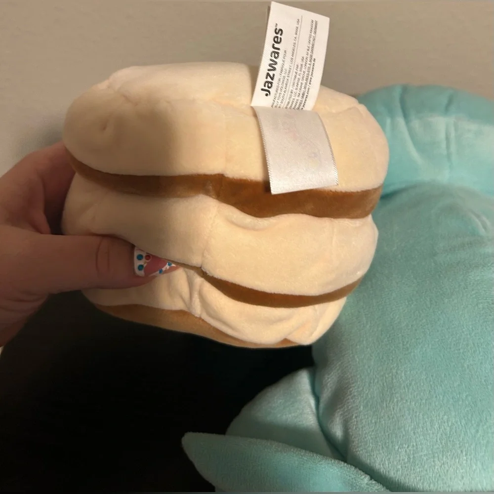 Cute Plush Toy Set - blue stuffy, Rayen & a bird/ chick Squishmallow